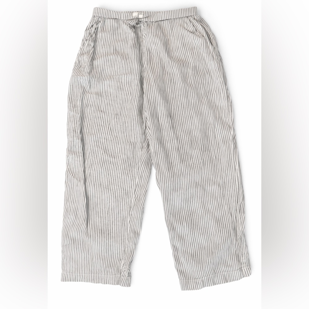 Arket Striped Linen Pants